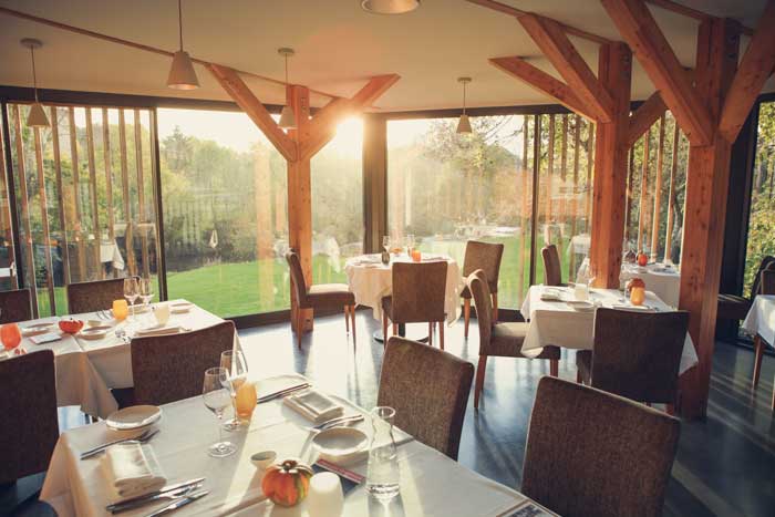 Salle du restaurant Le Moulin de la Tardoire